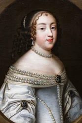 Grevinnan Françoise-Marguerite Grignan (olja på duk)