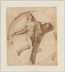 Bacchus dansande votarie
