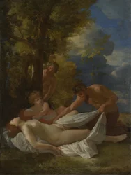 Nymf med Satyrer, ca 1627