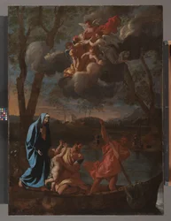 Den heliga familjens återkomst till Nasaret, ca 1627 (olja på duk)