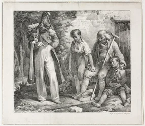 Tigger om allmosor, 1819.