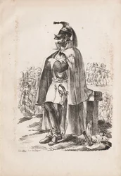 Militärdräkter: Kavalleriman, 1814-1818.