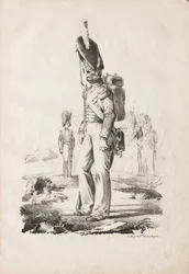 Militärdräkter: Infantry Sargent, 1817-18.