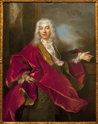Porträtt av Monsieur de Noirmont (?) - Målning av Nicolas de Largilliere (1656-1746), olja på duk, cirka 1700 (Porträtt av Monsieur de Noirmont, av Nicolas de Largilliere, olja på duk, cirka 1700) - Museum of Ancient Arts av Lissabon (Portugal)