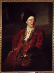 Porträtt av målaren Jean Baptiste Forest (1636-1712) Målning av Nicolas de Largilliere (1656-1746) 1704 Sön. 1,29x0,96 m Lille, musee des Beaux arts - Porträtt av målaren Jean Baptiste Forest (1636-1712). Målning av Nicolas de Largilliere (1656-1