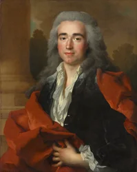 Porträtt av Anne Louis Goislard de Montsabert, Comte de Richbourg-le-Toureil, 1734.
