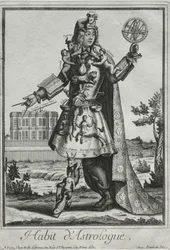 Fantasifulla kostymer: Astrologens kostym, ca. 1690.