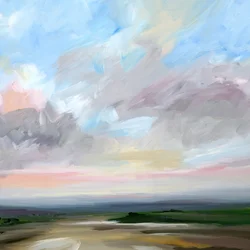 Landskap i Blush Sky
