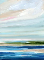 Mjuk horisont vid havet