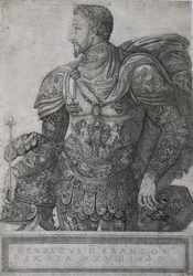 Henri II, kung av Frankrike, 28 år gammal