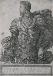 Henri II, kung av Frankrike, 28 år gammal, 1547.