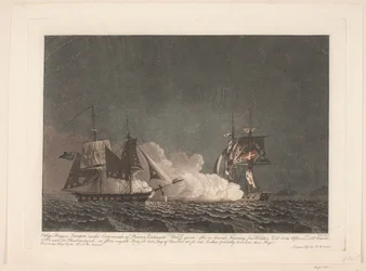 Striden mellan briggen Lougen och en engelsk brigg, 14 mars 1808