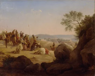 Pilgrimer före Jerusalem, 1831