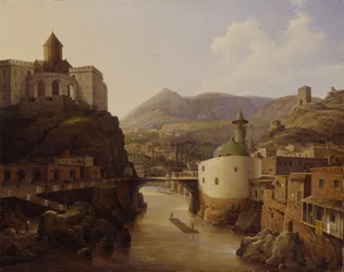 Utsikt över Tiflis, 1839