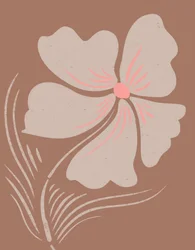 Jordnära boho-blomster
