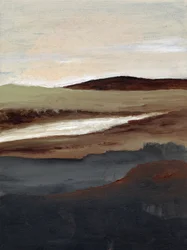 Ett jordnära flodlandskap