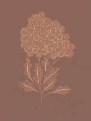 Rustik botanisk blomning