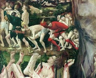 The Martyrdom of the Ten Thousand paneldetalj från 197672