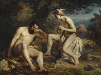 Mercury Lulling Argus till sömn, 1864