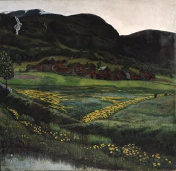 Juninatt och smörblommanatt