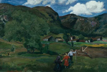 Lekande barn