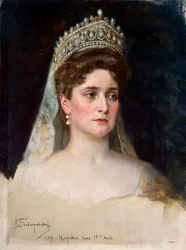 Tsarina Alexandra Fyodorovna, 1907.