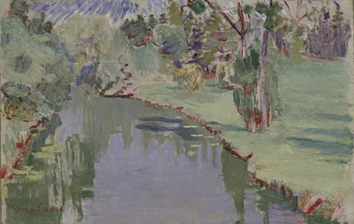 Vid floden Slavyanka, 1909