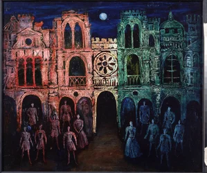 Scenografi till pjäsen Romeo et Juliette av William Shakespeare, 2002 (teckning)