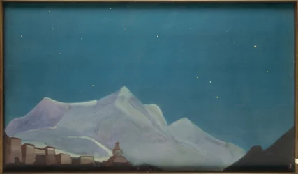 Hemis, kloster / målning av N.K. Roerich