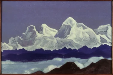 Mount Everest / målning av N.K. Roerich