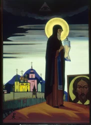 N.K. Roerich, St Sergius av Radonezh