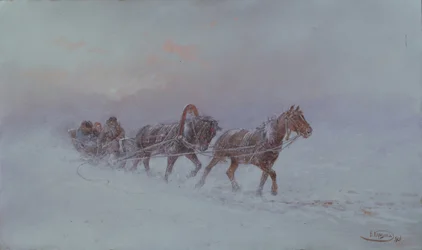 Snöstorm, 1901
