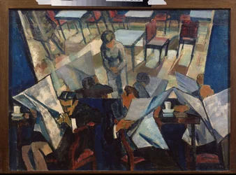 Tsafe (Tsafe) - Peinture av Nikolay Pavlovich Ulyanov (Ulyanov) (1875-1949), huile sir toile