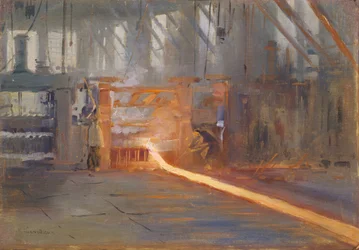 Vid Chusovoy metallurgiska anläggningar