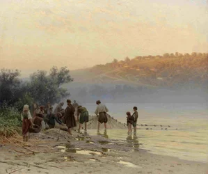 Fiskare vid Dnepr, 1898
