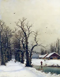Vinterscene, 1800-tallets svenske