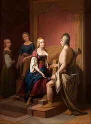 Heimdall återlämnar Brisingamen till Freja, 1846