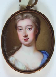 Lady Henrietta Cavendish Holles Harley (emalj på guld)