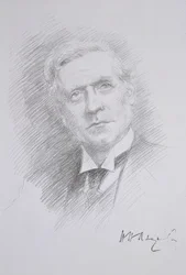 Porträtt av Herbert Henry Asquith (1881-1947), från ett album på Entente Cordiale, 1909