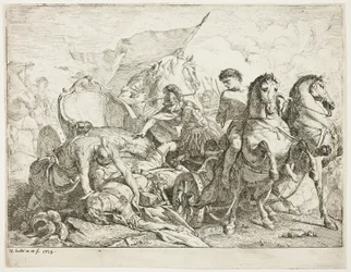 Antiochus faller från sin vagn