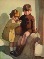 Ian och Rosemary, c1923