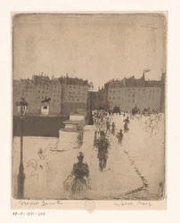 Utsikt över Pont Neuf i Paris Le Pont Neuf (titel på objekt)