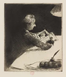Läser om natten, 1864-94