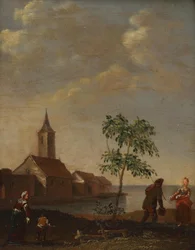 Scenen från byn