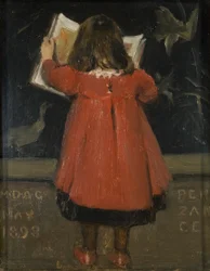 Porträtt av konstnärens dotter, Alethea Garstin