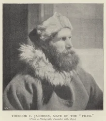 Theodor C Jacobsen, styrman till "Fram" (s/v foto)