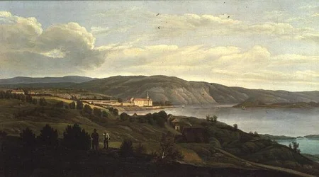 Utsikt över Christiania, ca 1830