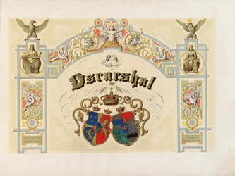 Oscarshals titelblad, 1852
