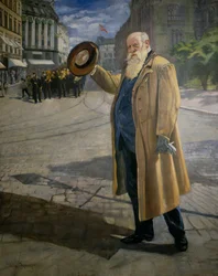 Christian Krohg på Karl Johan