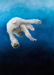 Ursus maritimus 1, 2010 (akryl på linne)